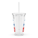 AVL Clear plastic tumbler
