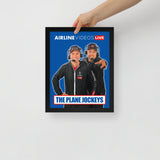 THE PLANE JOCKEYS Framed poster