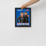 THE PLANE JOCKEYS Framed poster