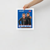 THE PLANE JOCKEYS Framed poster