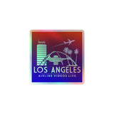 LOS ANGELES RETRO Holographic stickers