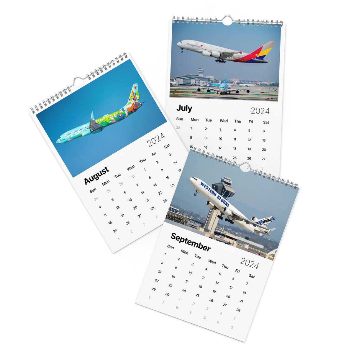 Plane Jockey Rudy's Wall Calendar (2024) Airline Videos