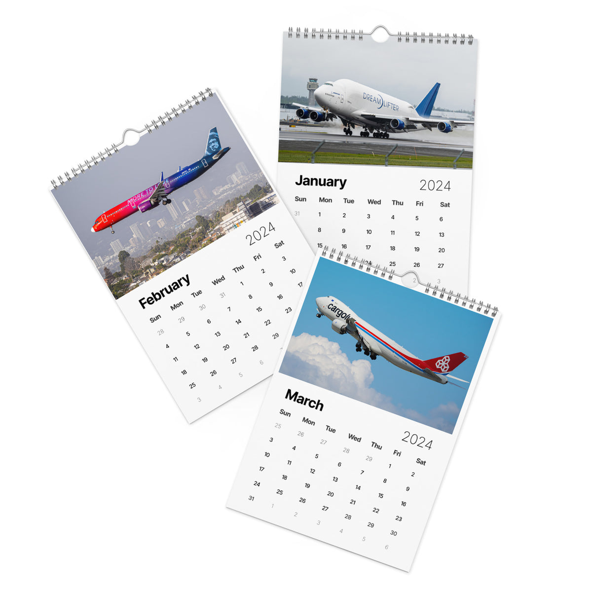 Plane Jockey Rudy's Wall Calendar (2024) Airline Videos