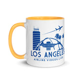 LOS ANGELES RETRO Mug with Color Inside