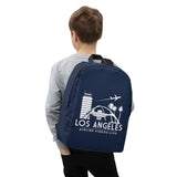 LOS ANGELES AVL (NAVY) Minimalist Backpack