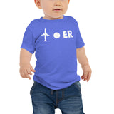 PLANE-SPOT-ER Baby Jersey Short Sleeve Tee