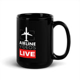 AVL ON THE FLY (SOLD IN US ONLY) Black Glossy Mug