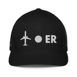 PLANE-SPOT-ER Closed-back trucker cap