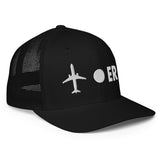 PLANE-SPOT-ER Closed-back trucker cap