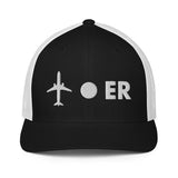 PLANE-SPOT-ER Closed-back trucker cap