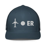 PLANE-SPOT-ER Closed-back trucker cap