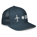 PLANE-SPOT-ER Closed-back trucker cap