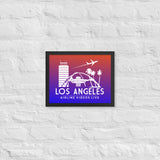 LOS ANGELES RETRO Framed poster