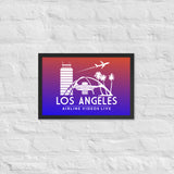 LOS ANGELES RETRO Framed poster