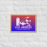 LOS ANGELES RETRO Framed poster