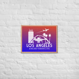 LOS ANGELES RETRO Framed poster