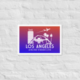 LOS ANGELES RETRO Framed poster