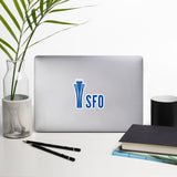 SFO Tower (Front) Bubble-free stickers