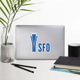 SFO Tower (Front) Bubble-free stickers