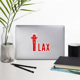 LAX Tower (Red) Bubble-free stickers