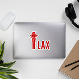LAX Tower (Red) Bubble-free stickers