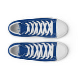 PLANE-SPOT-ER (BLUE) Men’s high top canvas shoes
