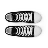 PLANE-SPOT-ER (BLACK) Men’s high top canvas shoes