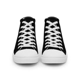 PLANE-SPOT-ER (BLACK) Men’s high top canvas shoes