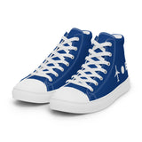 PLANE-SPOT-ER (BLUE) Men’s high top canvas shoes