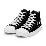 PLANE-SPOT-ER (BLACK) Men’s high top canvas shoes