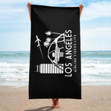 LOS ANGELES RETRO (BLACK) Towel