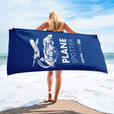 PLANE SPOTTER (BLUE) Towel