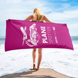 PLANE SPOTTER (PINK) Towel