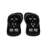 RUNWAY 24R\L/24R (BLACK) Flip-Flops