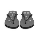 RUNWAY 24L/24R (GREY) Flip-Flops
