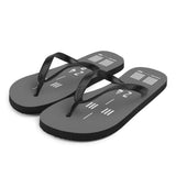 RUNWAY 24L/24R (GREY) Flip-Flops