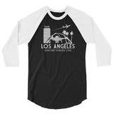 LOS ANGELES AVL 3/4 sleeve raglan shirt