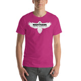 NIGHTHAWK (WHITE) Short-Sleeve Unisex T-Shirt