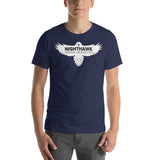 NIGHTHAWK (WHITE) Short-Sleeve Unisex T-Shirt