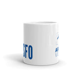 SFO Tower (side view) White glossy mug