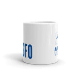 SFO Tower (front view) White glossy mug