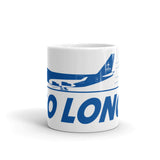 GO LONG! White glossy mug