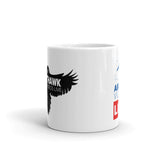 NIGHTHAWK White glossy mug