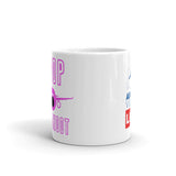 BOOP THE SNOOT (PINK) White glossy mug