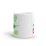 BOOP THE SNOOT (GREEN) White glossy mug