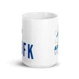 JFK Tower - White glossy mug