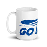 GO LONG! White glossy mug