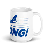 GO LONG! White glossy mug