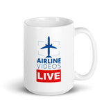 NIGHTHAWK White glossy mug