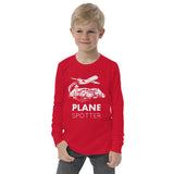 PLANE SPOTTER Youth long sleeve tee